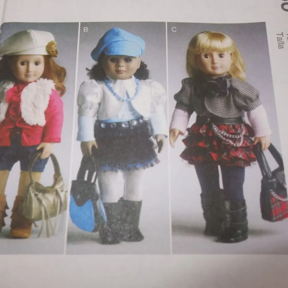 NEW McCall's M6480 Doll Clothes Pattern 18
